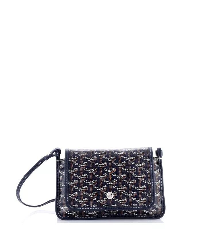 

Кошелек-клатч Plumet из покрытого холста Pre-Owned Goyard, синий