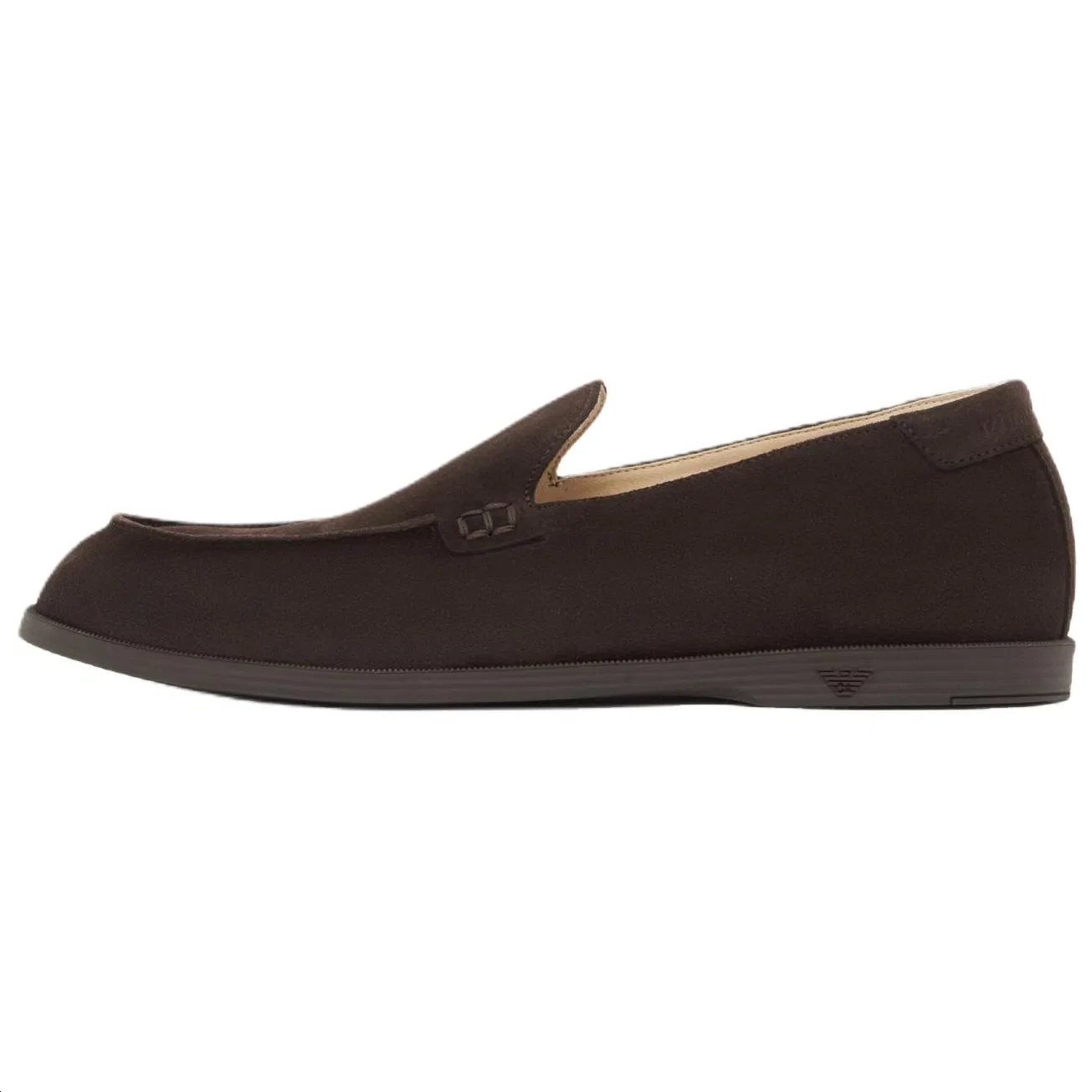 Casual кожаные туфли EMPORIO ARMANI мужские Ebony Brown
