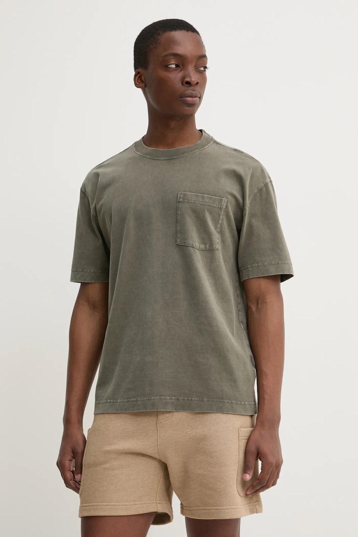 

Футболка из хлопка Hollister Co., зеленый