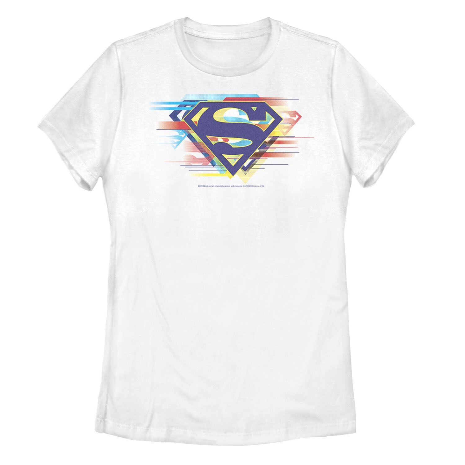 

Трехцветная футболка с логотипом DC Comics Superman для юниоров Licensed Character