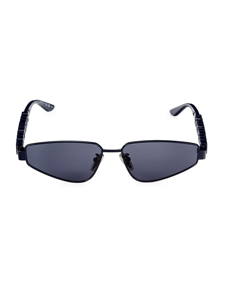 

Овальные солнцезащитные очки 61MM Balenciaga, синий