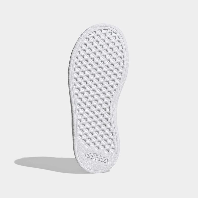 Кроссовки Grand Court Court с эластичным кружевным верхом и ремешком ADIDAS, цвет blanco — фото 4