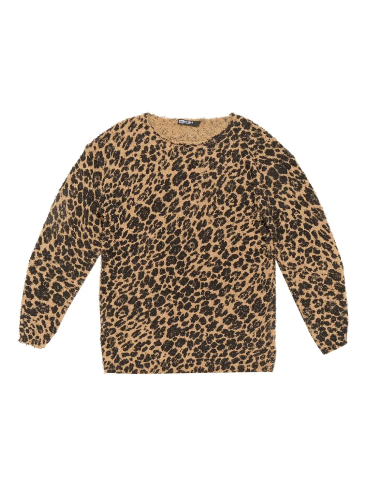 

Bimba y Lola джемпер с анималистичным принтом, коричневый