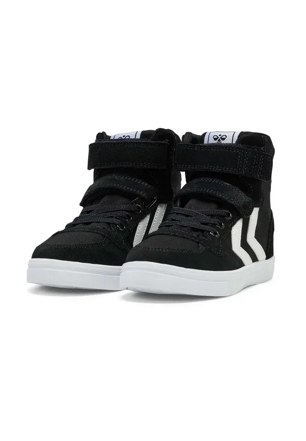 Кроссовки высокие Hummel Slimmer Stadil High Jr, черный — фото 2