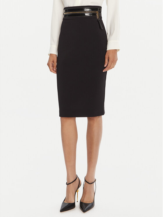 

Юбка-карандаш regular fit GO-130-56E2 Elisabetta Franchi, чёрный