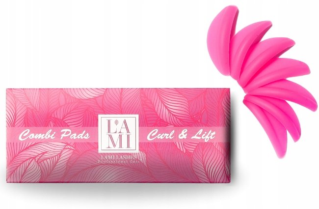 

Валики для поднятия ресниц Lami Lashes Combi Pads 8 пар РОЗОВЫЕ Project Lashes