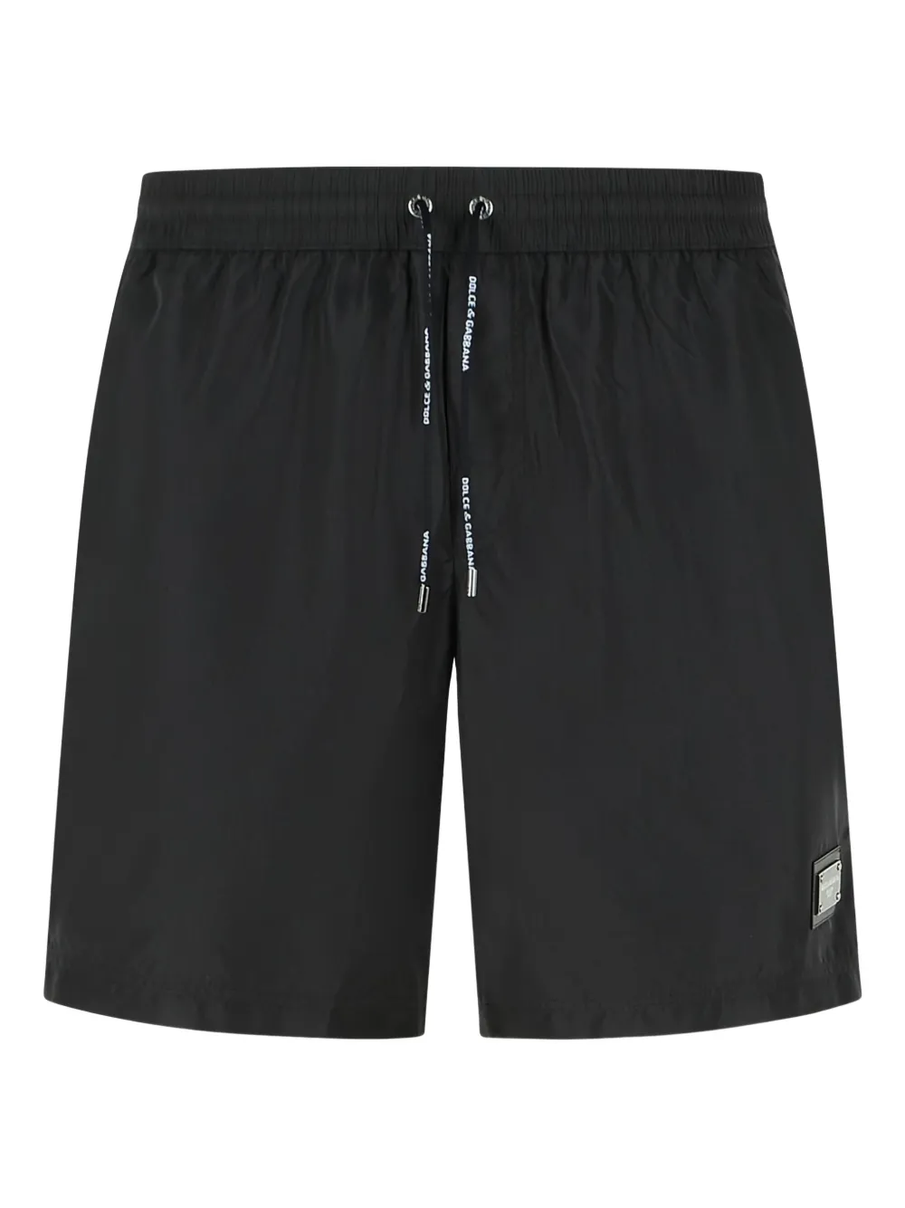 

Купальник с логотипом и шнурком Dolce & Gabbana, черный