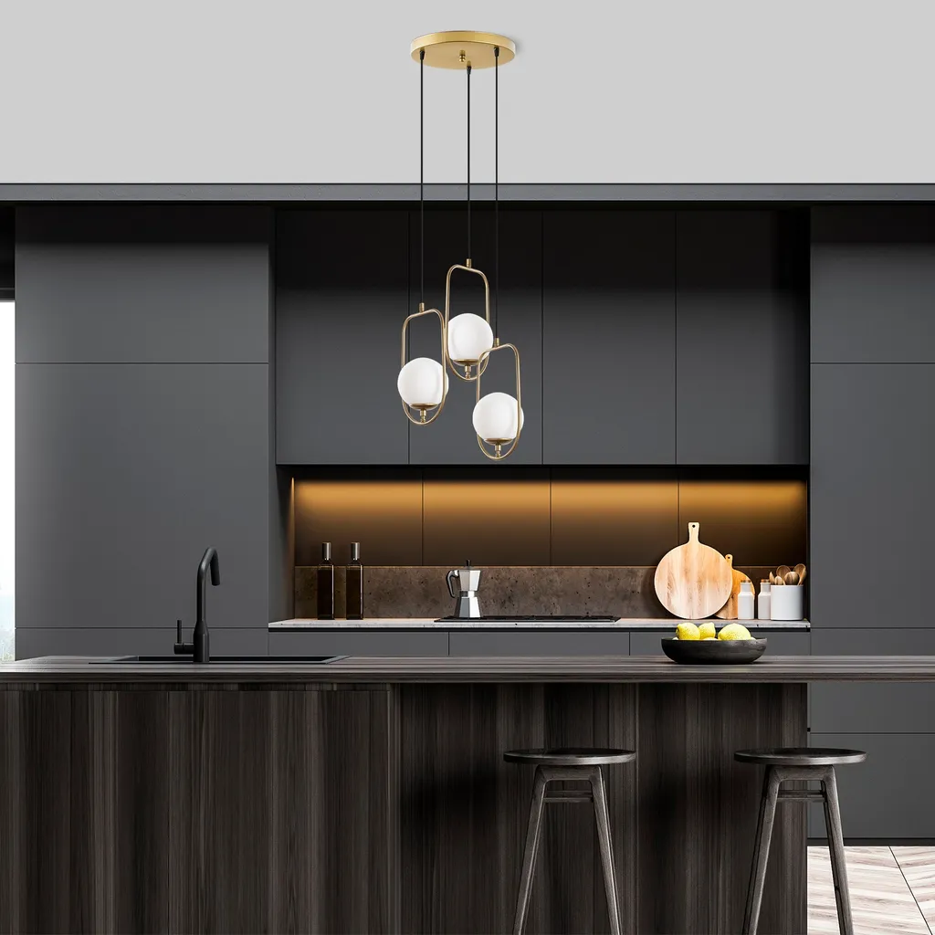 

Люстра Opviq, золотой