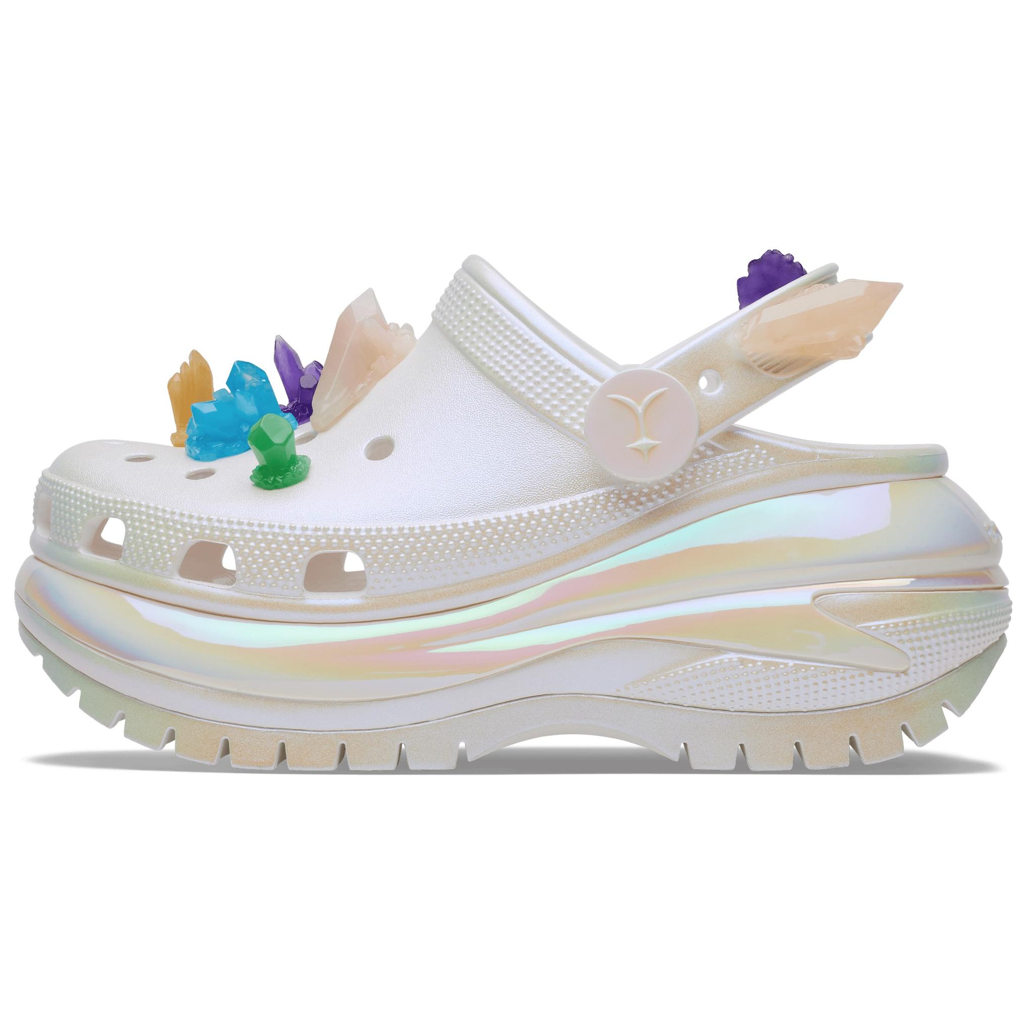 Сандалии Classic Mega Crush Clog Lil Nas X Iridescent Crocs, Beige
