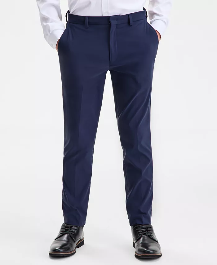 

Мальчиковые классические брюки Navy Plain 8-20 B By Brooks Brothers, синий