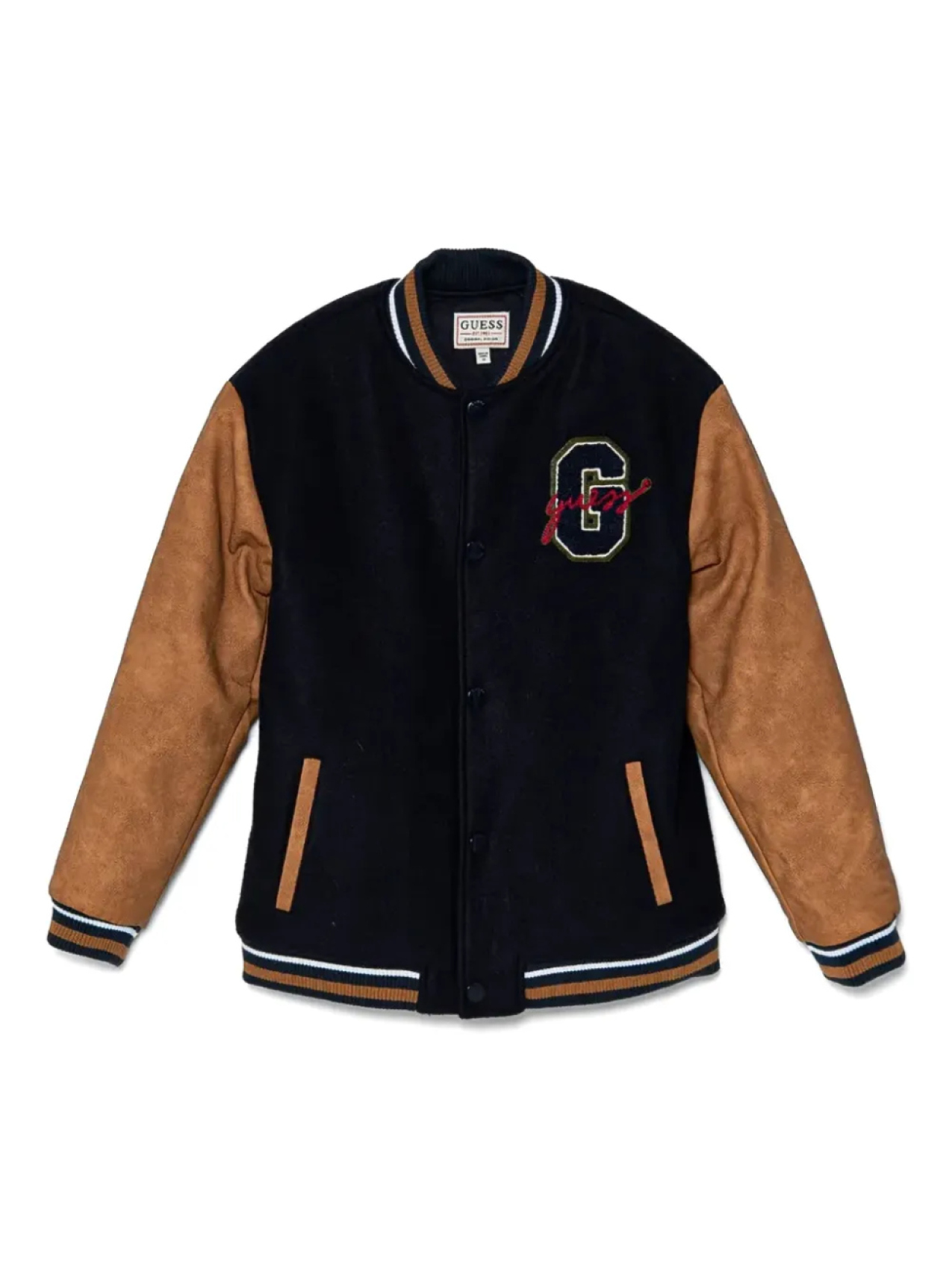 

Куртка-бомбер с логотипом guess kids, синий