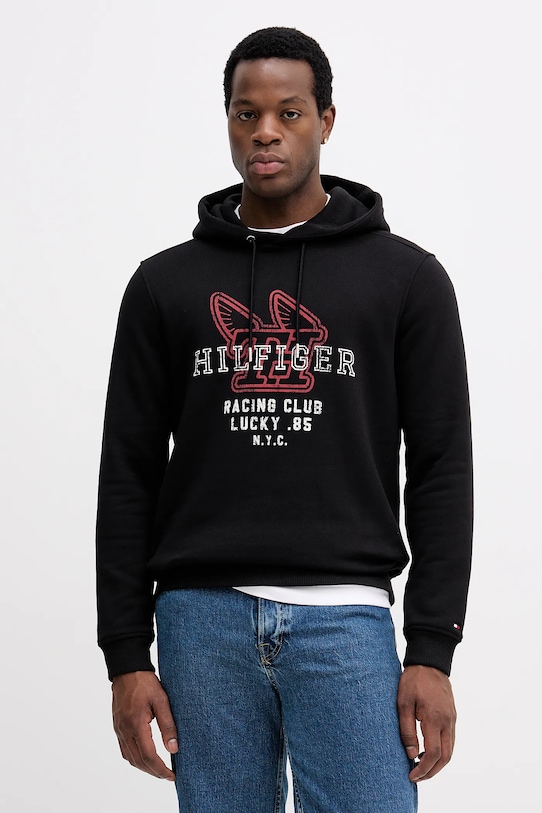 

Хлопковая толстовка Tommy Hilfiger, черный