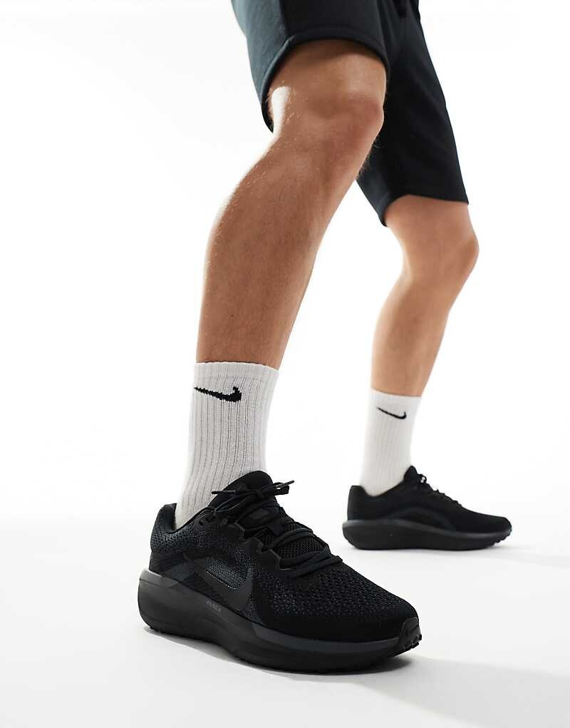 

Nike Running – Air Winflo 11 – Черная спортивная обувь, Черный, Nike Running – Air Winflo 11 – Черная спортивная обувь