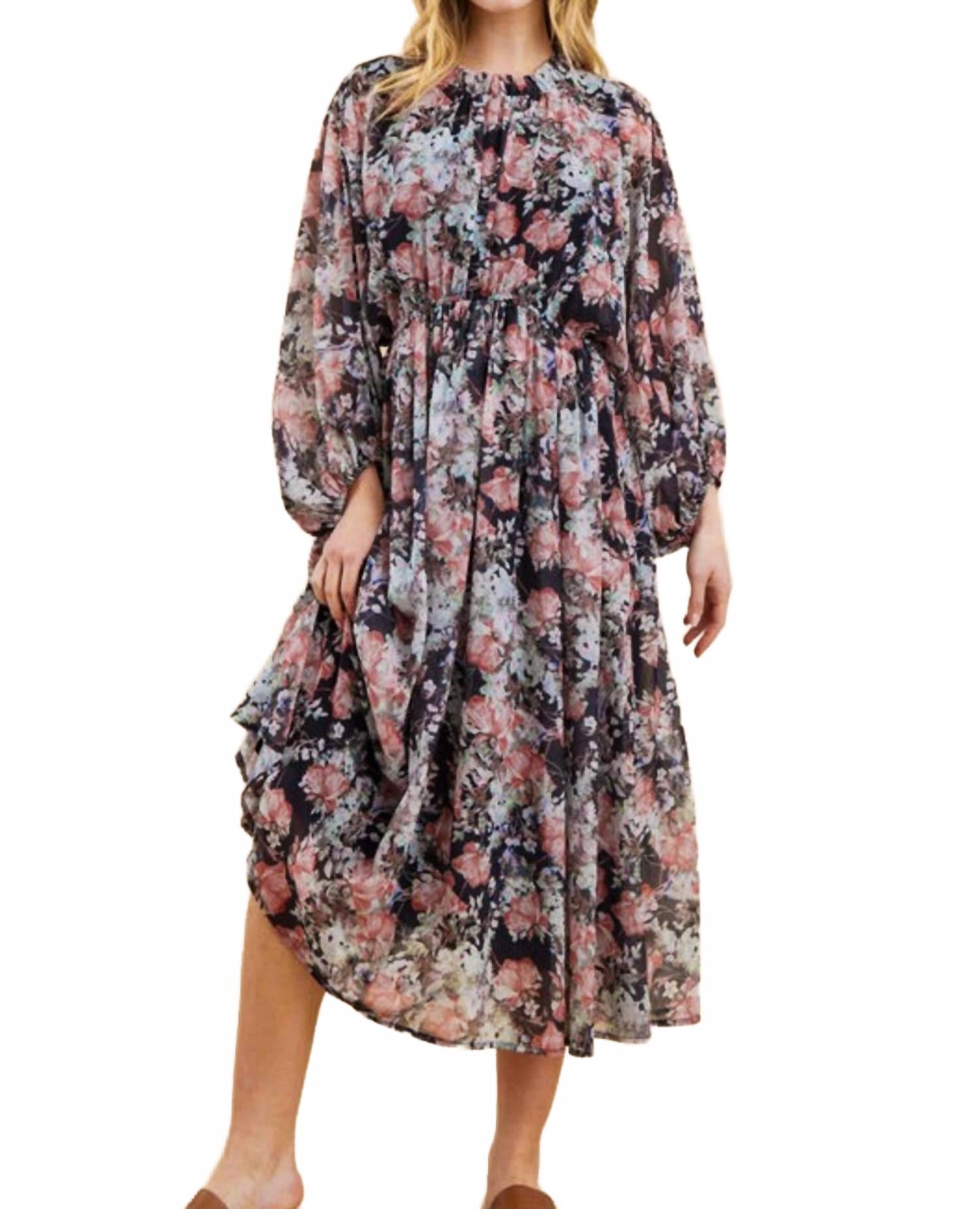 

Jodifl Платье-миди Mille-Feuille черного цвета