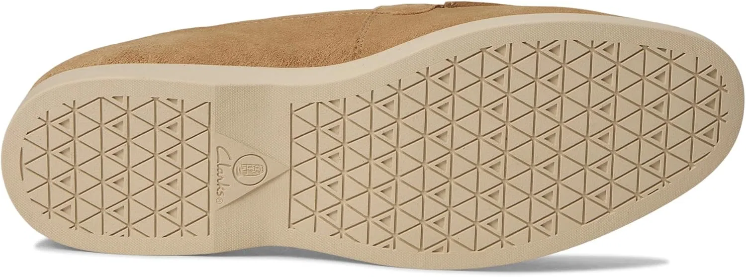Лоферы Clarks, темно-песочная замша — фото 3