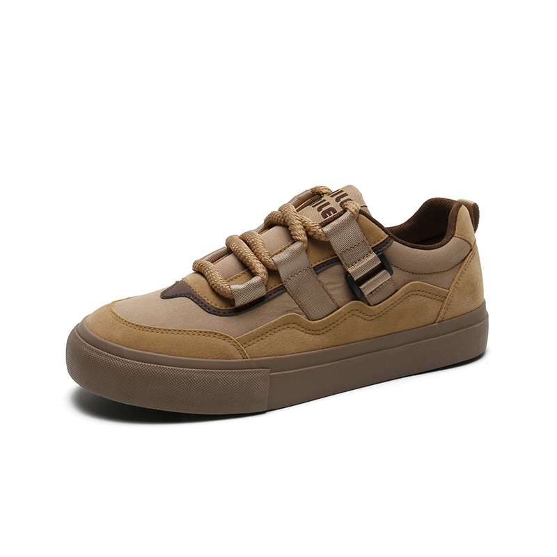 

TELENT Износостойкие дышащие низкие скейтбордские кеды мужские Camel, цвет Camel