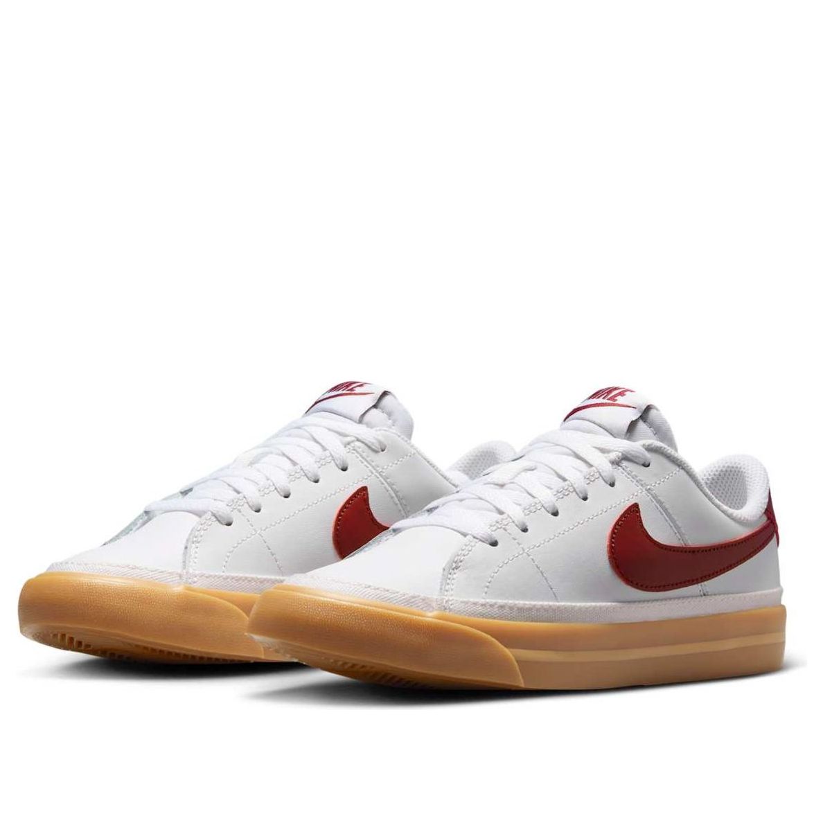 (GS) Nike Court Legacy 'White Red Gum' — фото 3