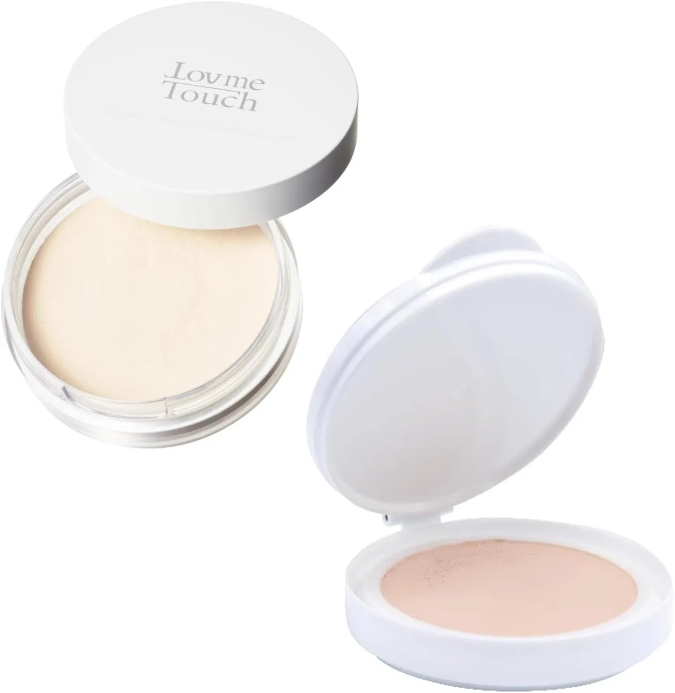 Набор для ухода за кожей Rubmy Touch Ultra Light Diffusing UV Powder Ultra Light и Mesh Cream Foundation N00 (Bright) Love Me Touch