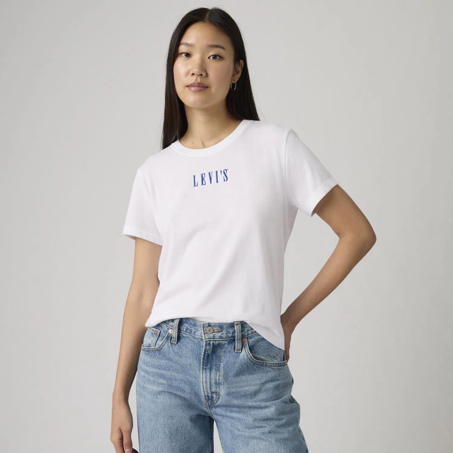 Футболка с коротким рукавом и графическим логотипом Levi's, White