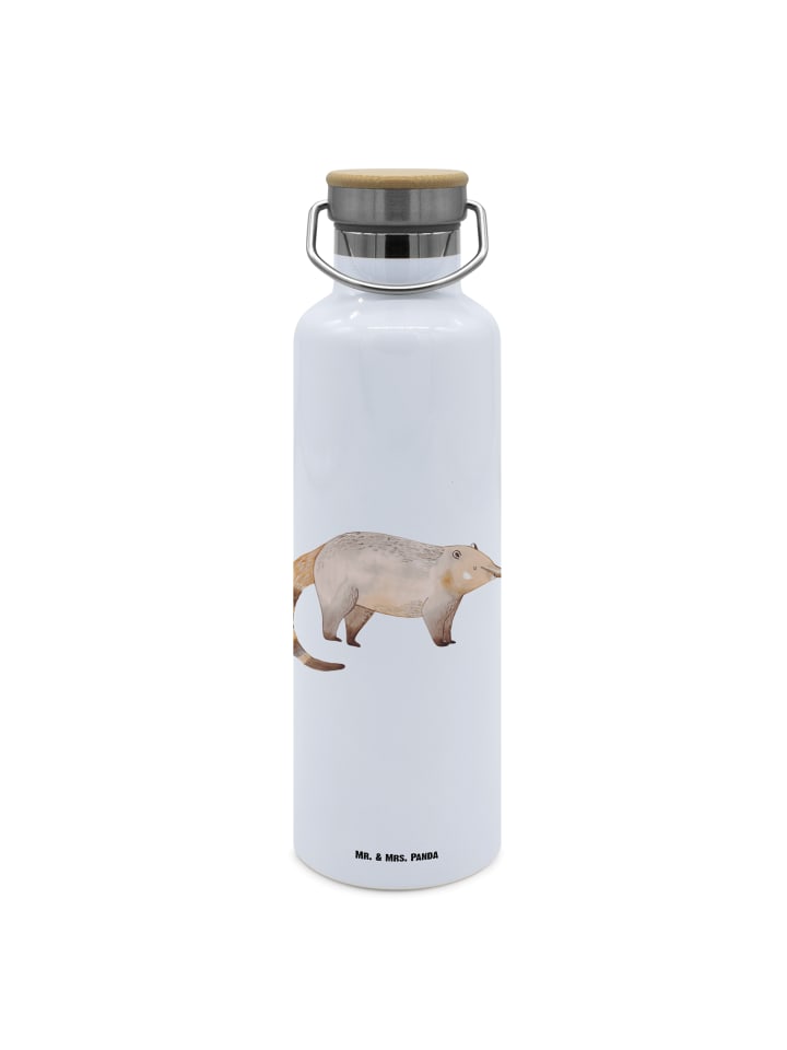 

Mr. & Mrs. Panda Белая бутылка для воды с изображением коати без слогана