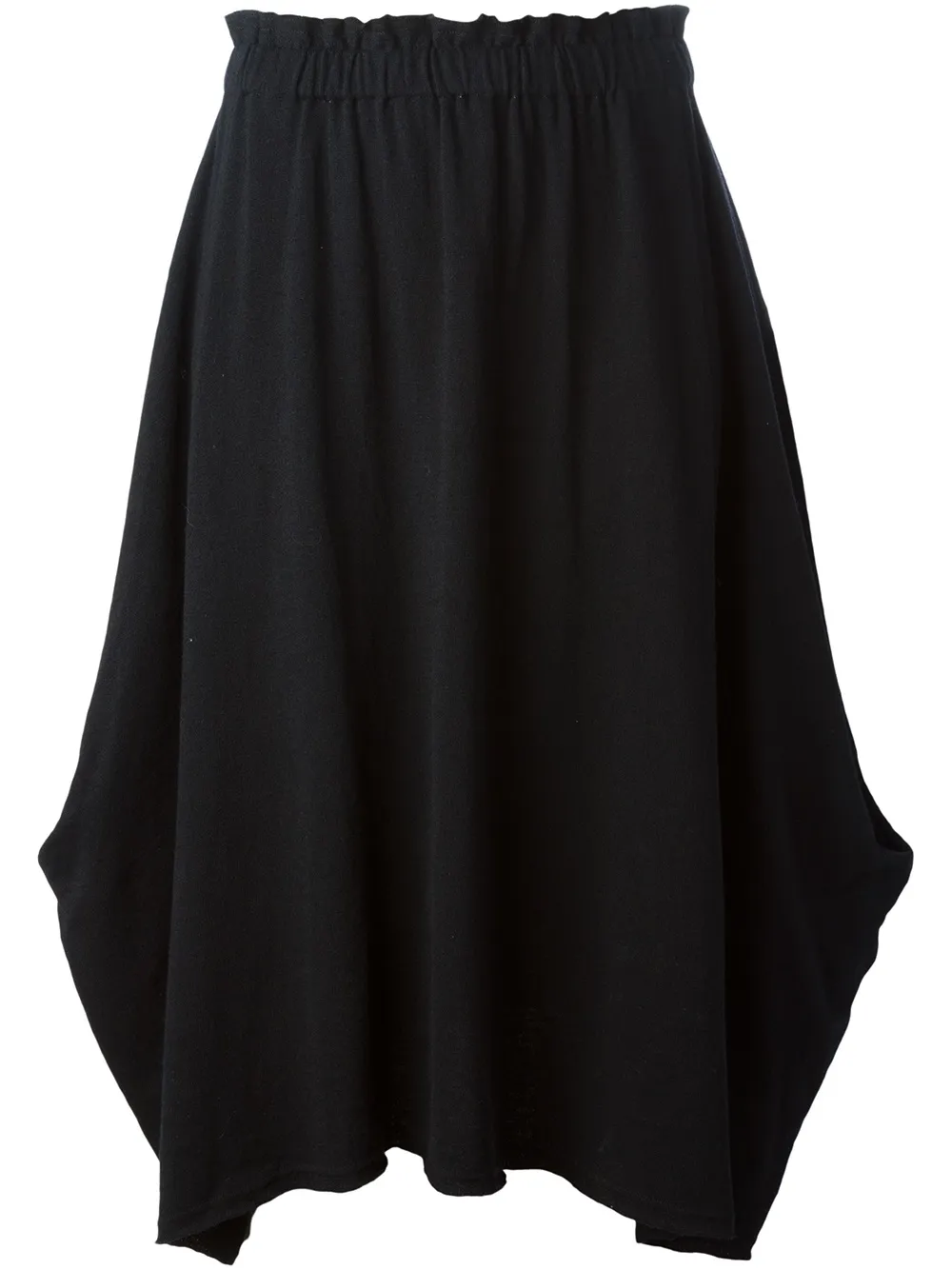 

Асимметричная юбка с эластичной талией COMME DES GARCONS, черный