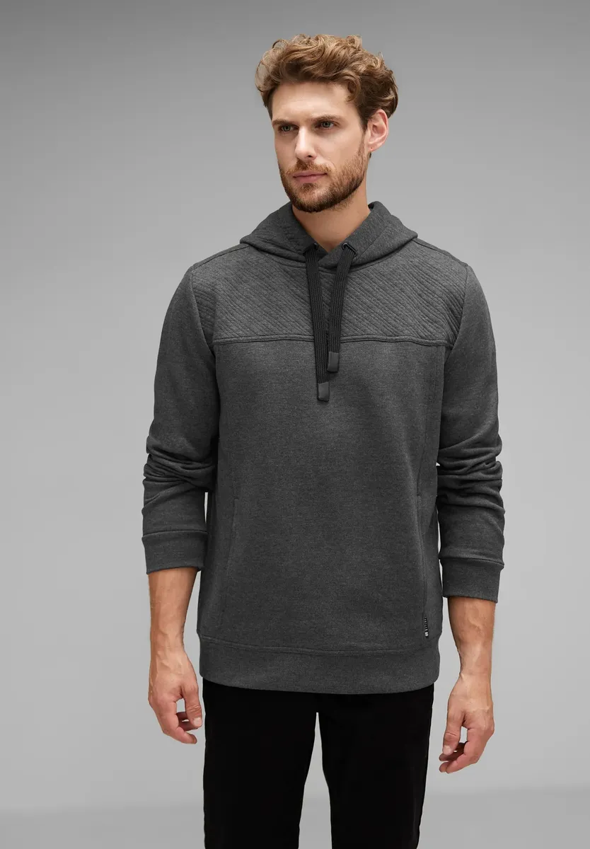 

STREET ONE МУЖЧИНА Толстовка с капюшоном Street One Men, серый