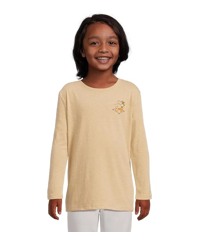 Футболка с длинным рукавом Baseball Fly Trap Under Armour Kids, Field Khaki