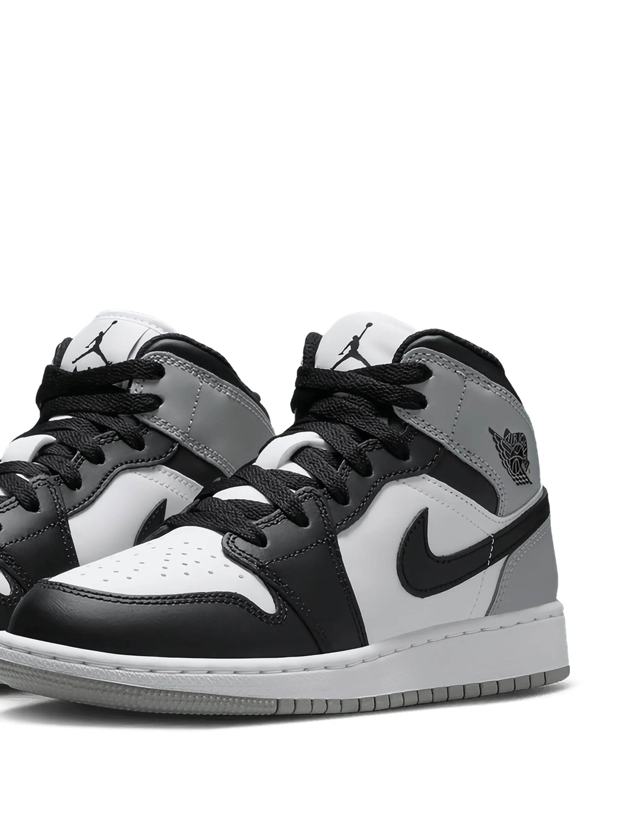 Кроссовки Air Jordan 1 Mid Barons Jordan Kids, черный — фото 2