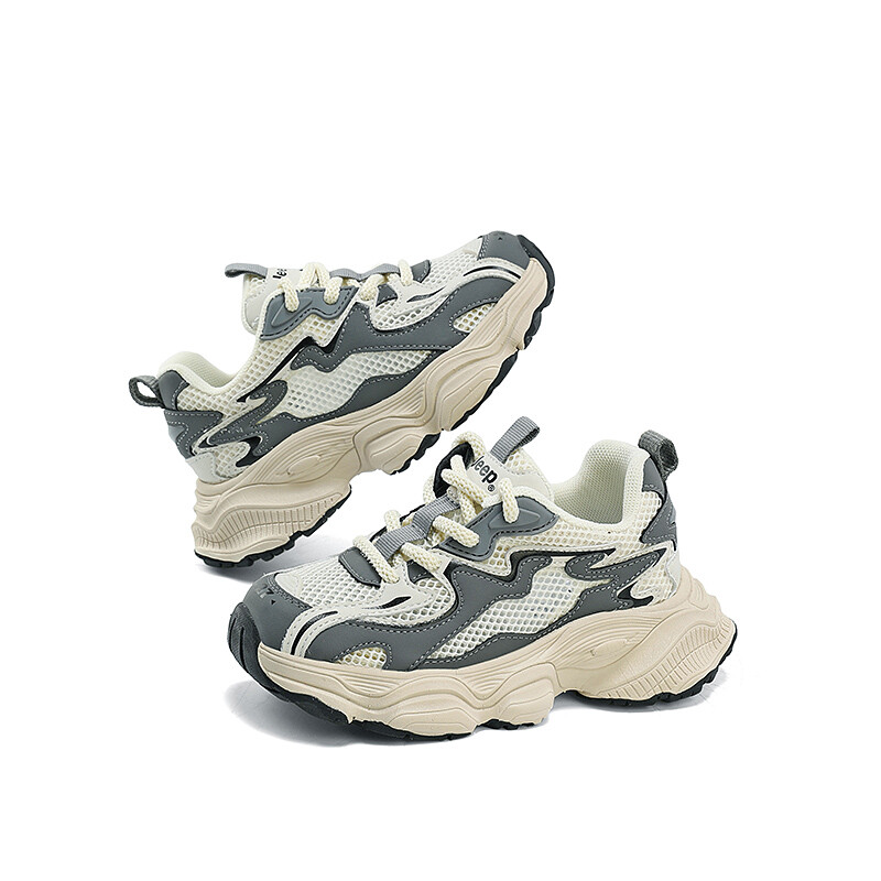 Кроссовки Jeep Kids Lifestyle Shoes Kids Low-top, черный/серый — фото 4