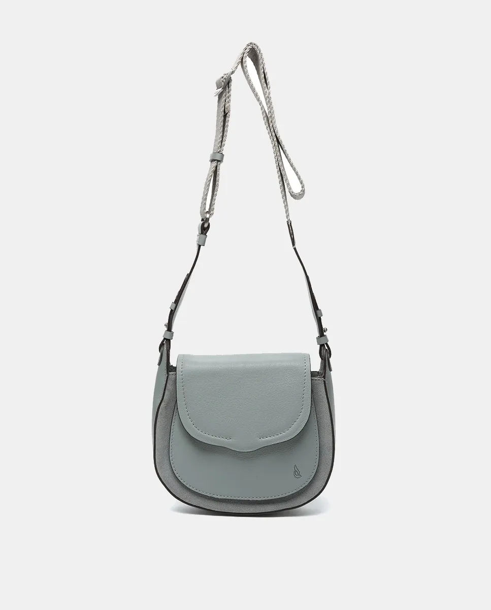 

Сумка через плечо Oceans Diary из серой кожи Abbacino, серый