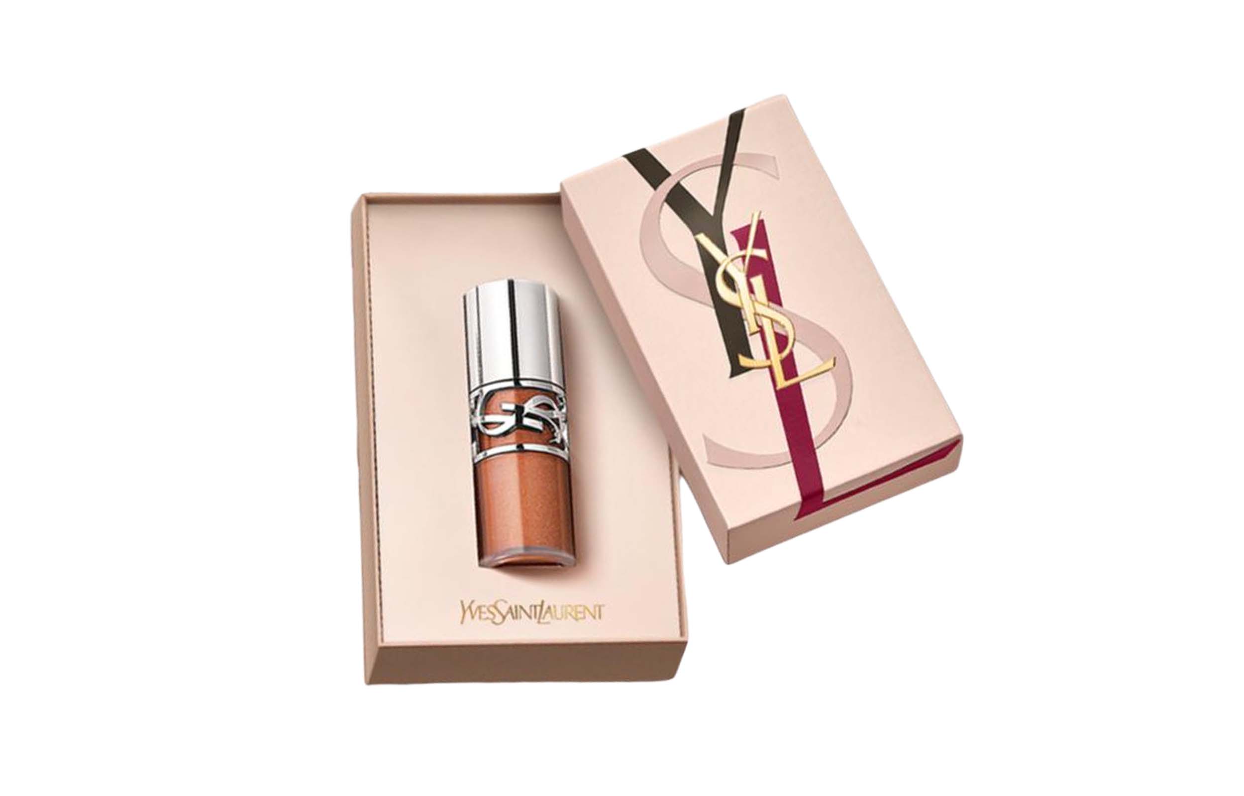 Блеск для губ Box Limited Edition Refreshing Naked Tea, глянцевый, стойкий, увлажняющий, 6 мл SAINT LAURENT — фото 2