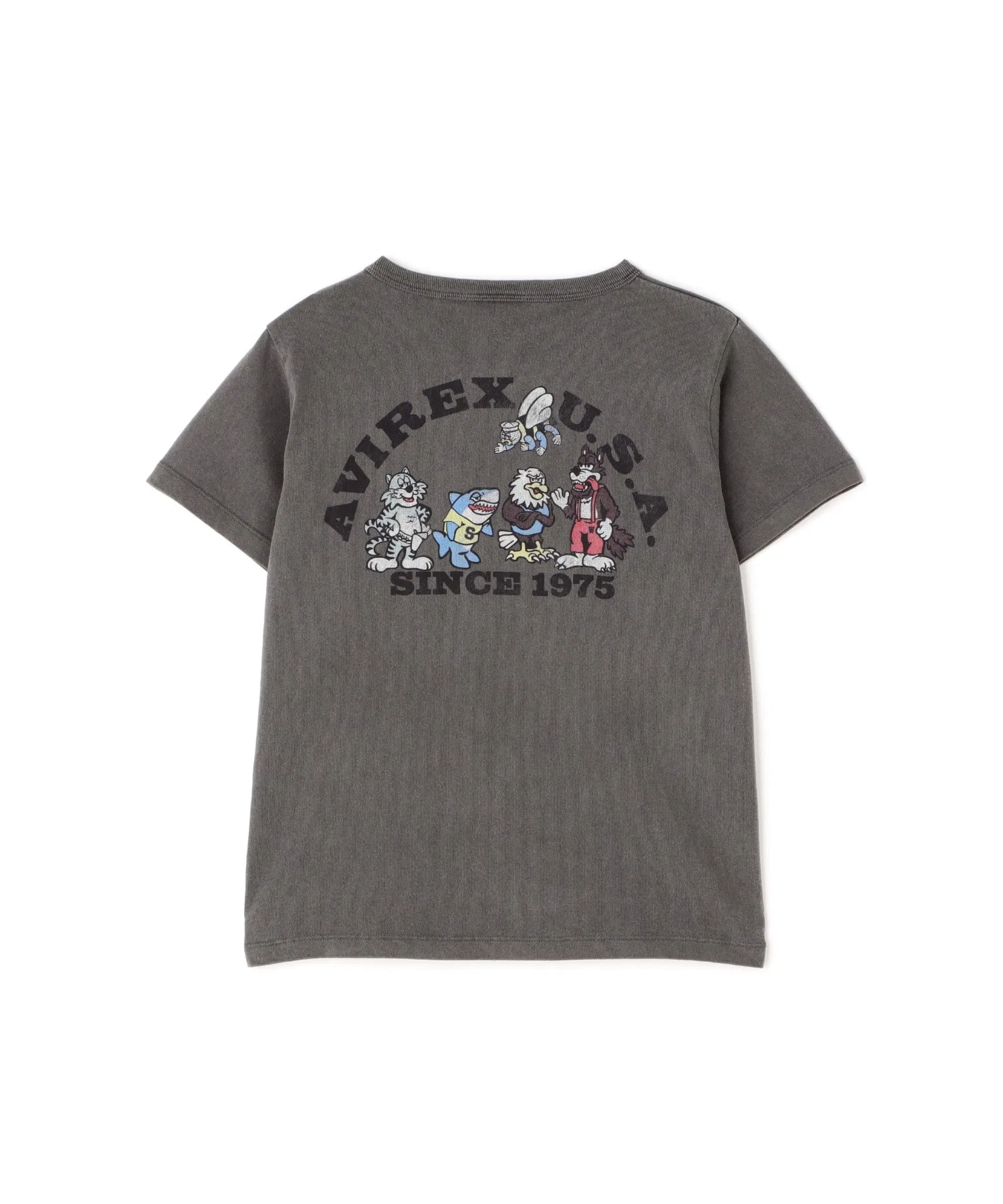 Детская футболка AVIREX FADE WASH PRINT T-SHIRT с коротким рукавом