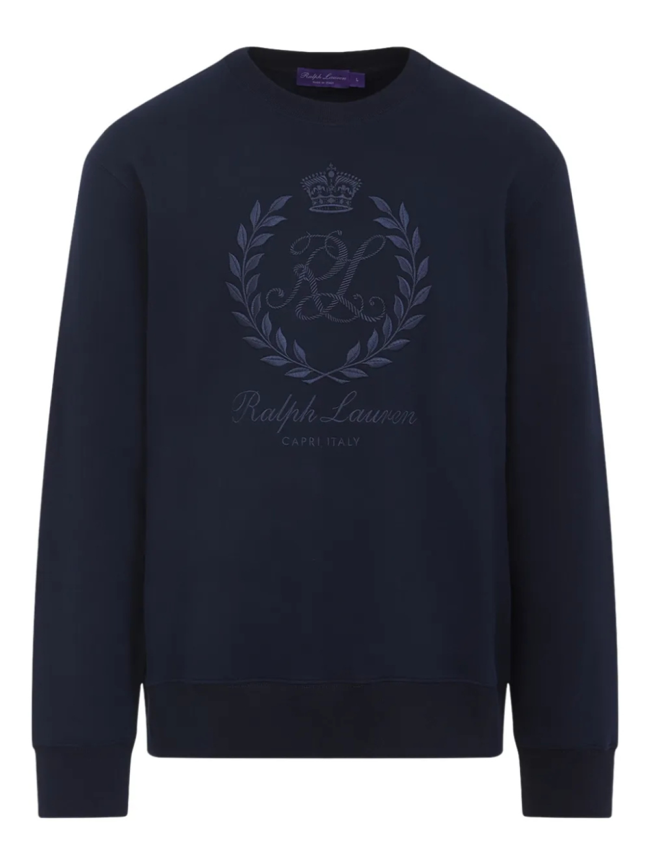 

Толстовка с вышитым логотипом Ralph Lauren Purple Label, синий