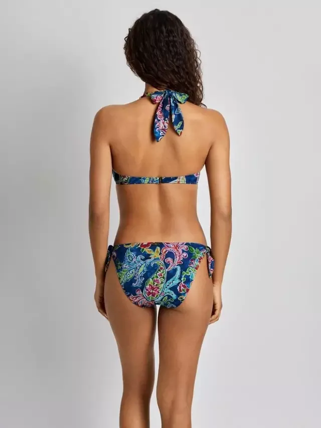 Бикини-топ Lauren с завязками на шее и узором пейсли, Coastal Ralph Lauren — фото 2
