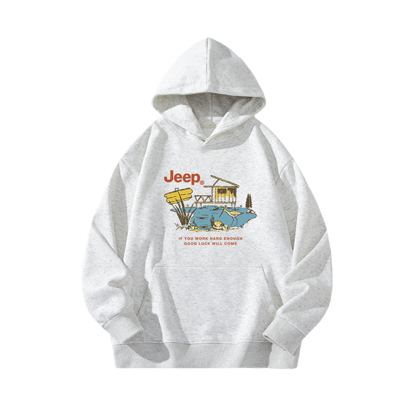 

Толстовка для начальной школы Jeep, Heather Gray