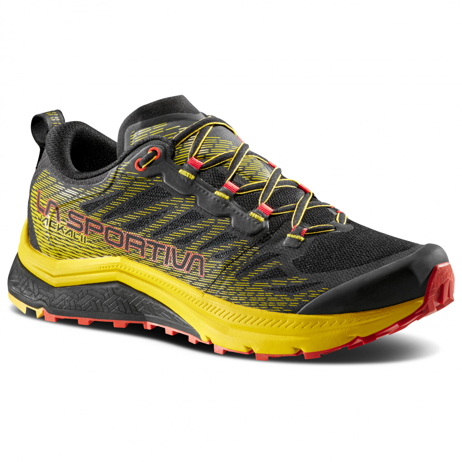 Кроссовки для бега по пересеченной местности La Sportiva Jackal II, цвет Black/Yellow — фото 2