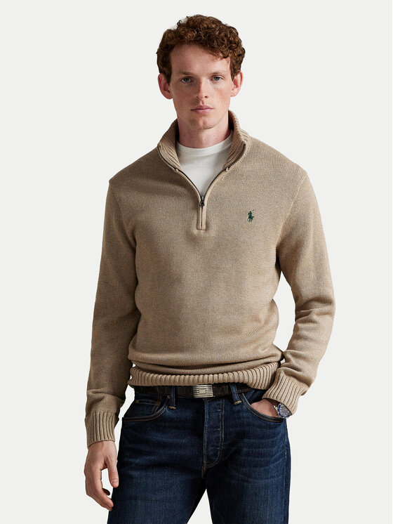 

Свитер regular fit 710859939510 Polo Ralph Lauren, бежевый