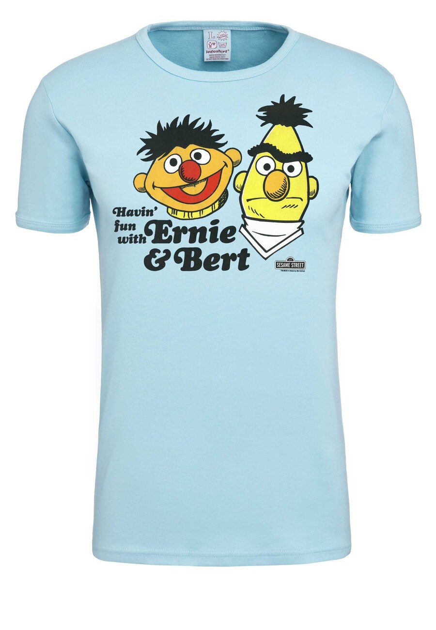 

Рубашка LOGOSHIRT Ernie und Bert, светло-синий