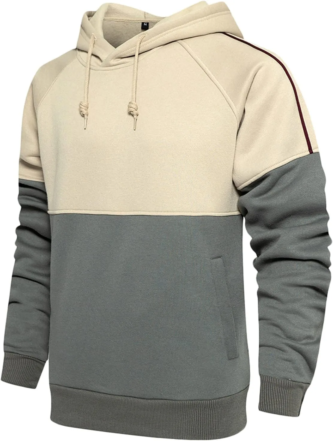 

Lonwick худи с капюшоном Casual Loose Pullover, мужская, с карманами-кенгуру