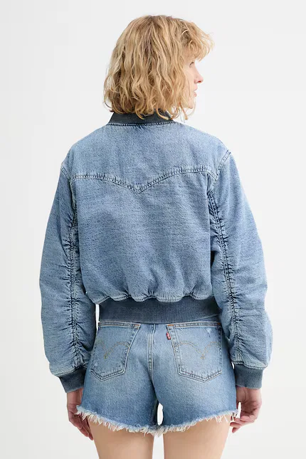Куртка бомбер джинсовая Scout Western Levi's, синий — фото 3