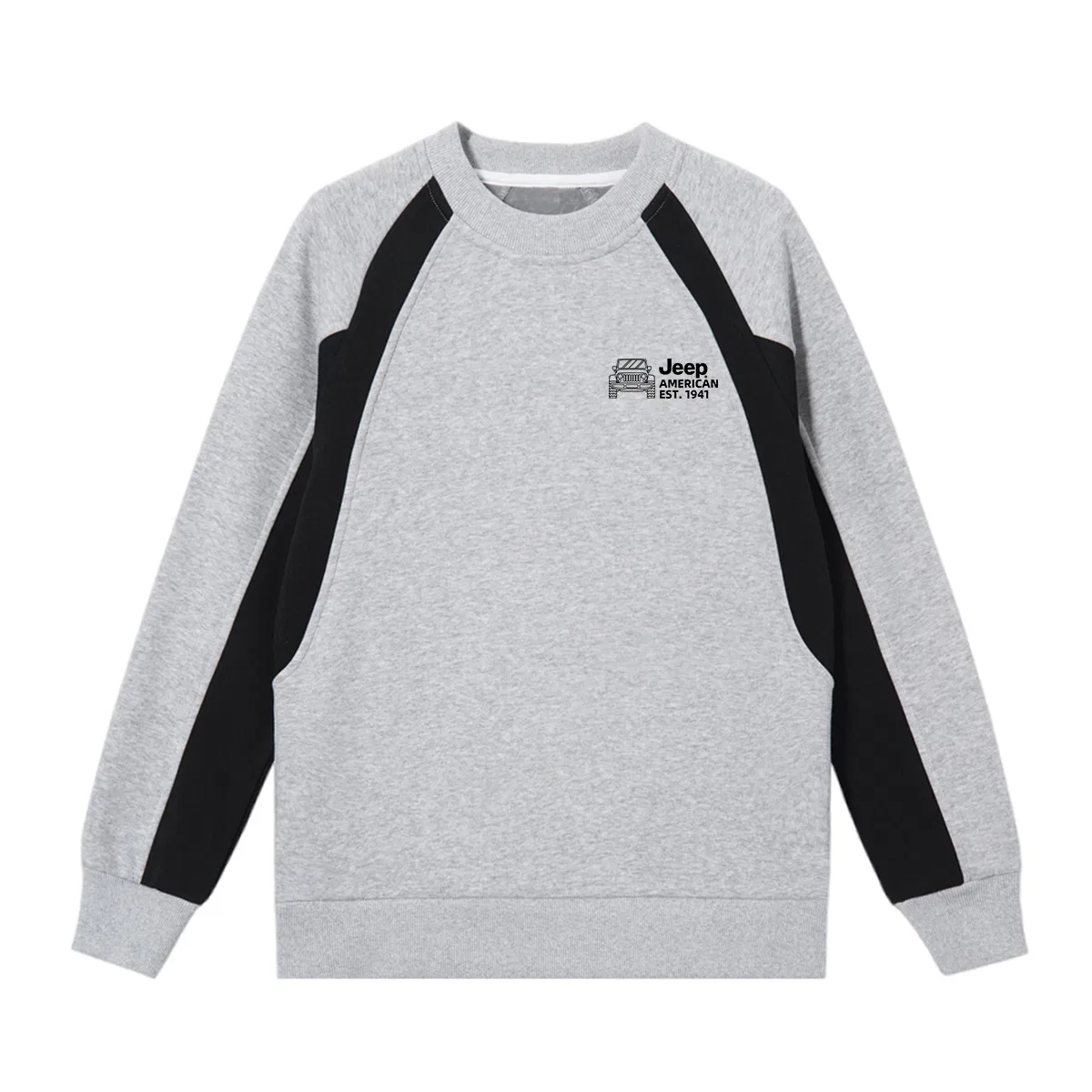 Свитшот детский Grade School с круглым вырезом Moderate Jeep, Black Gray — фото 3