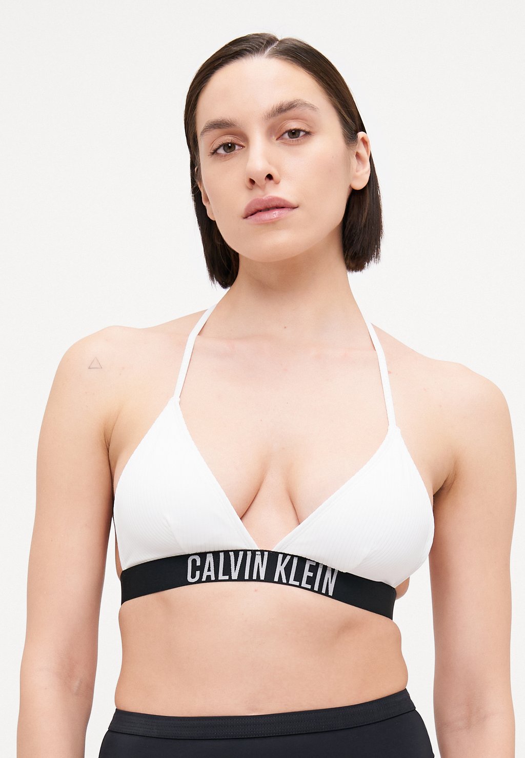 

Верх бикини TRIANGLE Calvin Klein Swimwear, белый