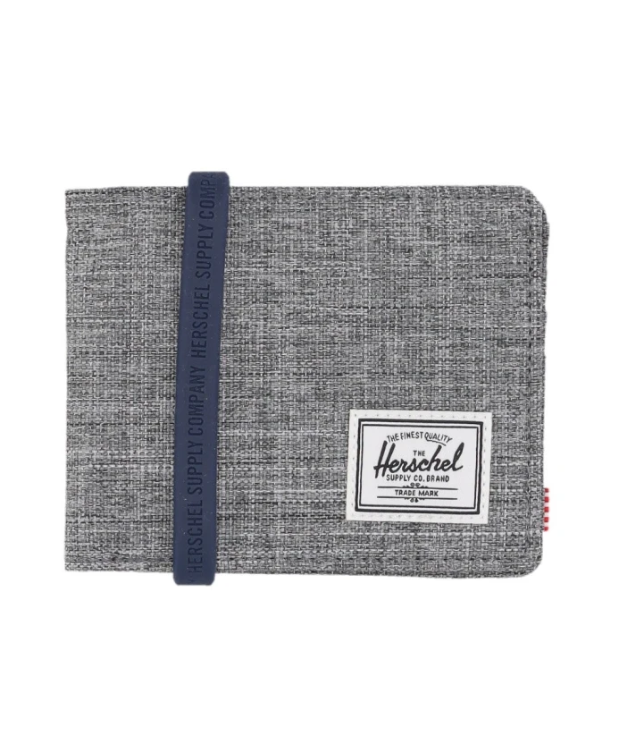 

Книжный кошелек Raven Crosshatch с RFID-защитой Herschel, серый