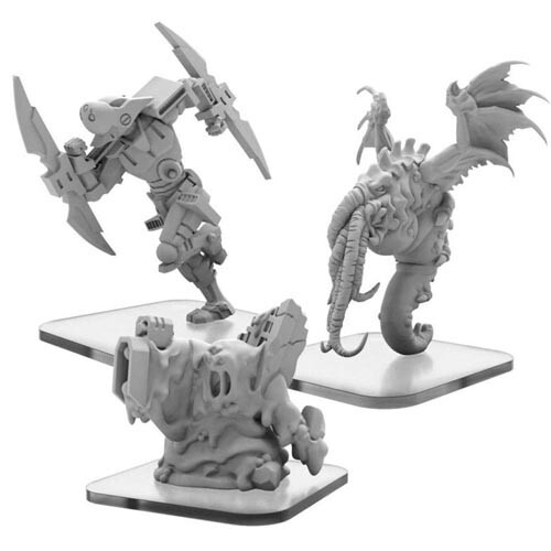 

Миниатюра Privateer Press Monsterpocalypse: Destroyers Alternate Elite Units - Squix, Shinobot, Toxxo