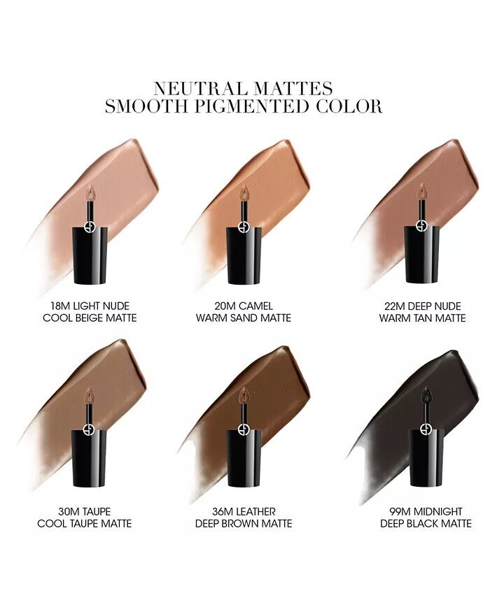 Стойкие жидкие тени для век Eye Tint Giorgio Armani, цвет 99M Ebony — фото 3