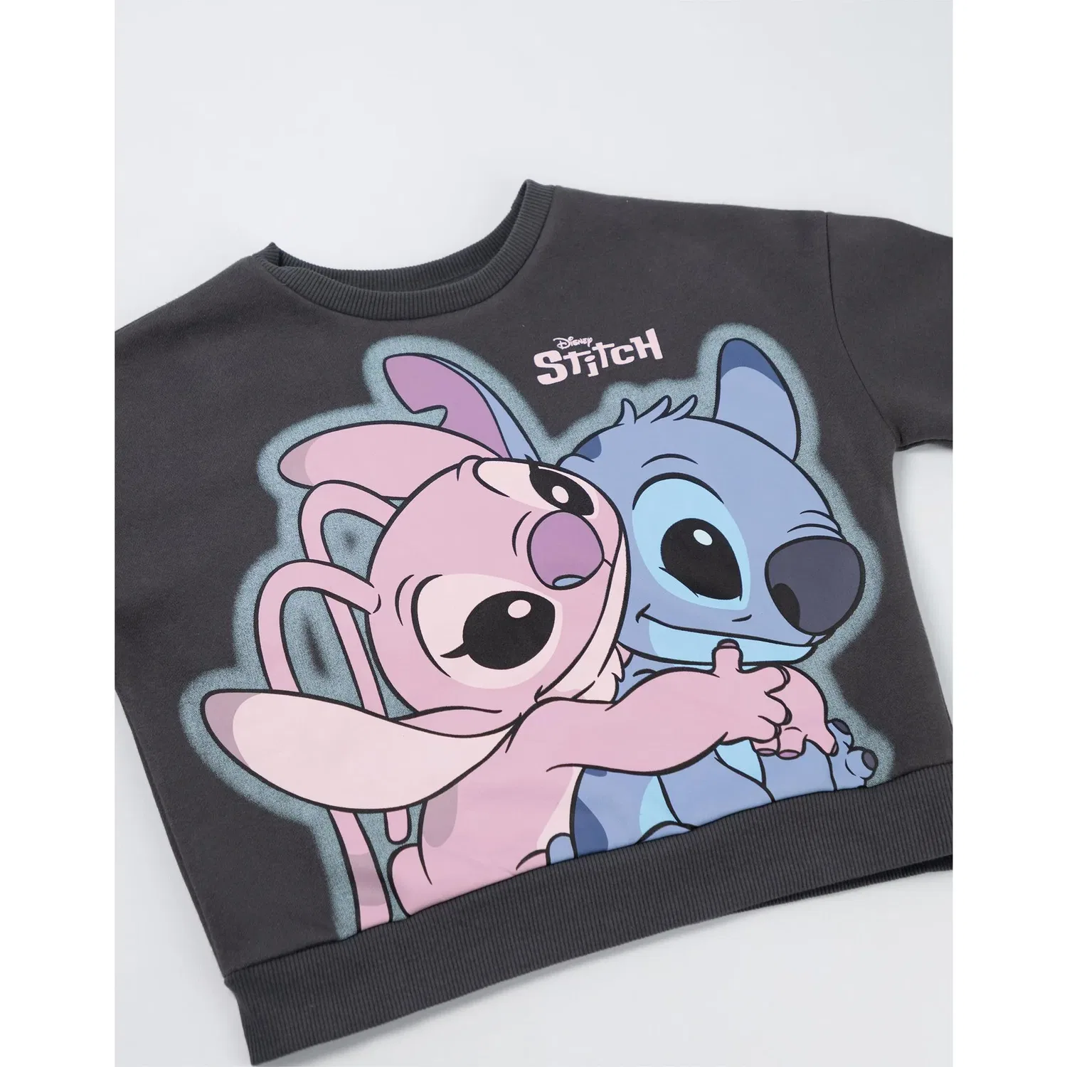 Детский комплект из свитшота и леггинсов Lilo & Stitch, серый, Disney, серый — фото 3
