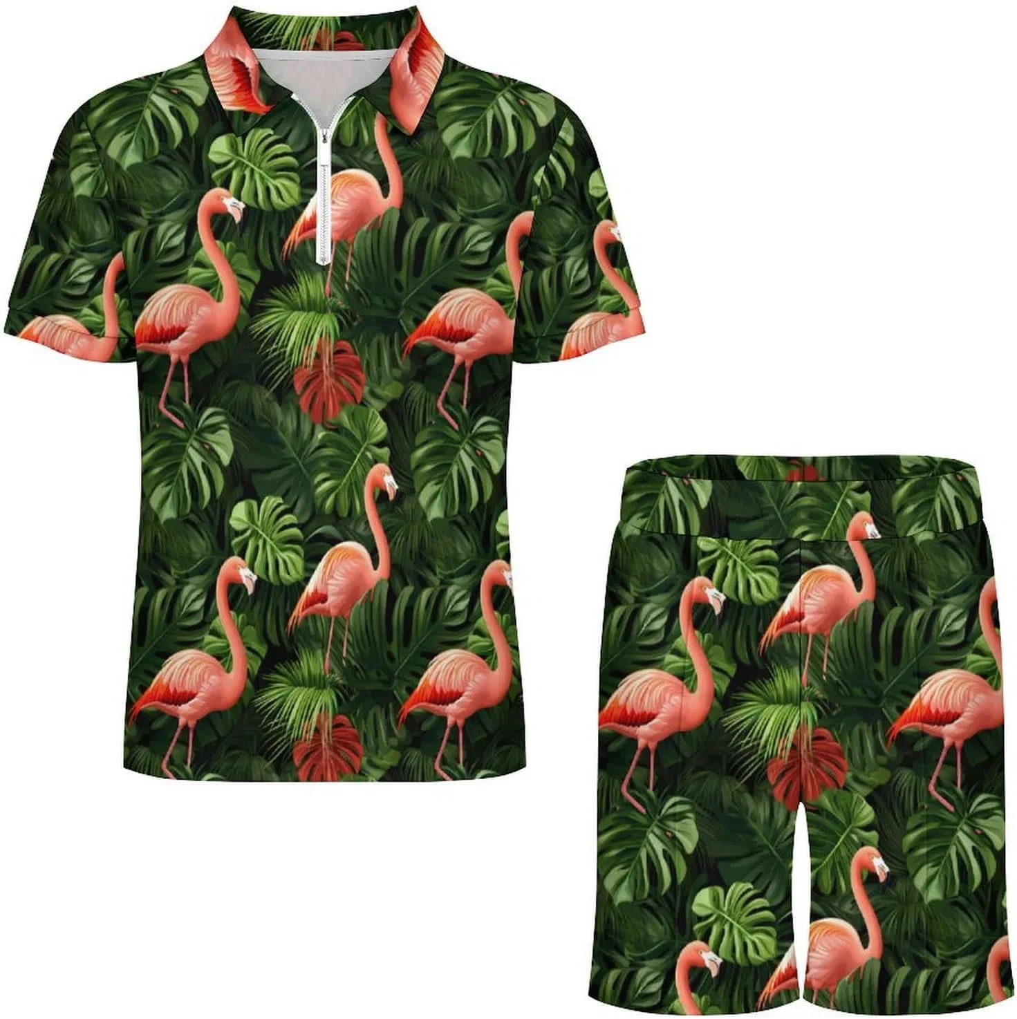 Спортивный костюм с принтом Flamingo, 2 предмета, Style — фото 4