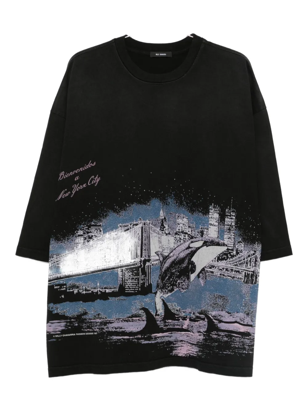 

Футболка «Освободите Вилли» Willy Chavarria, черный