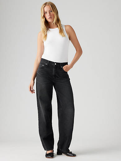 

Женские джинсы Baggy Dad Levi's, цвет Shrink Up - Black