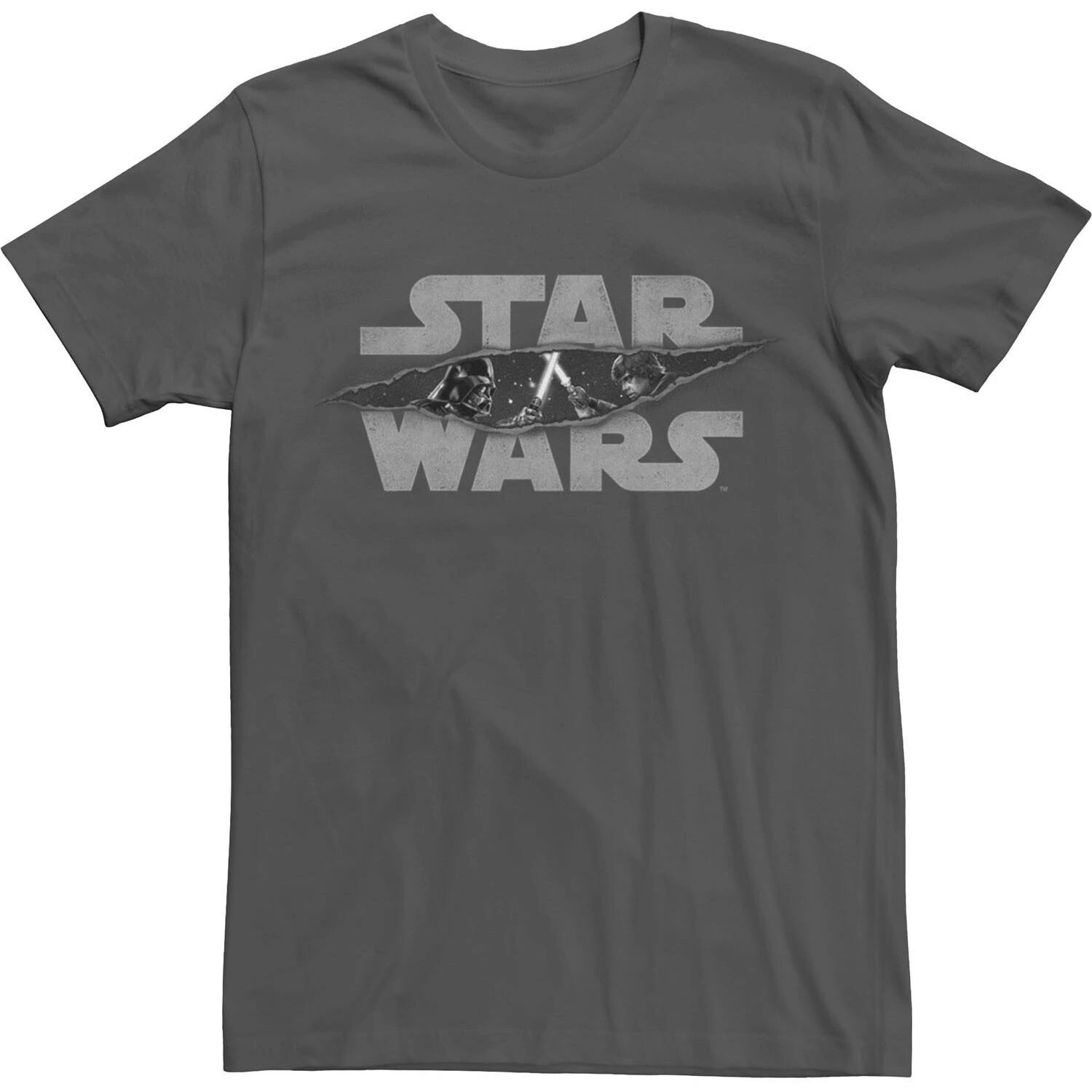 

Мужская футболка с логотипом Star Wars Battle Tear Licensed Character